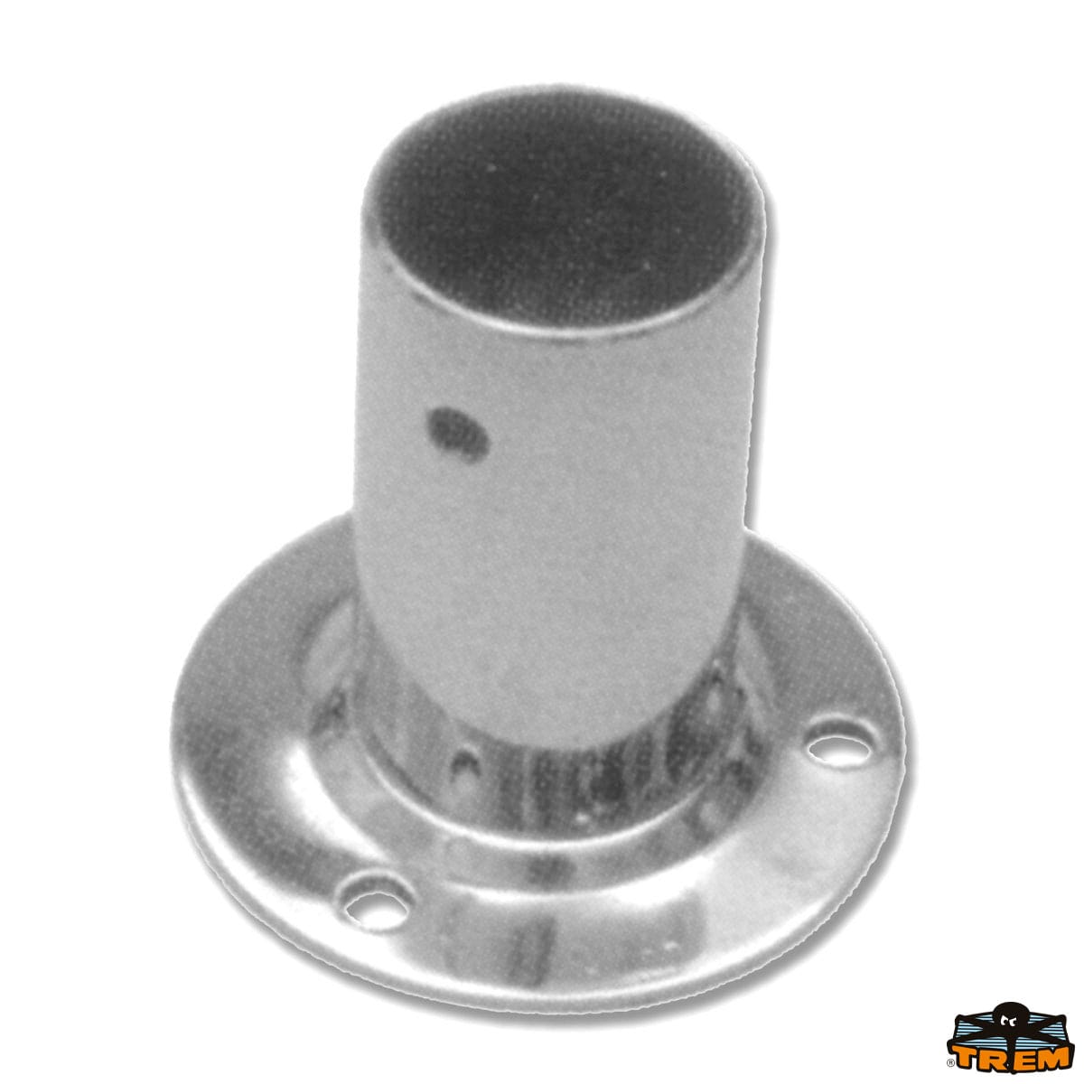 Base tonda 90° in acciaio inox stampato