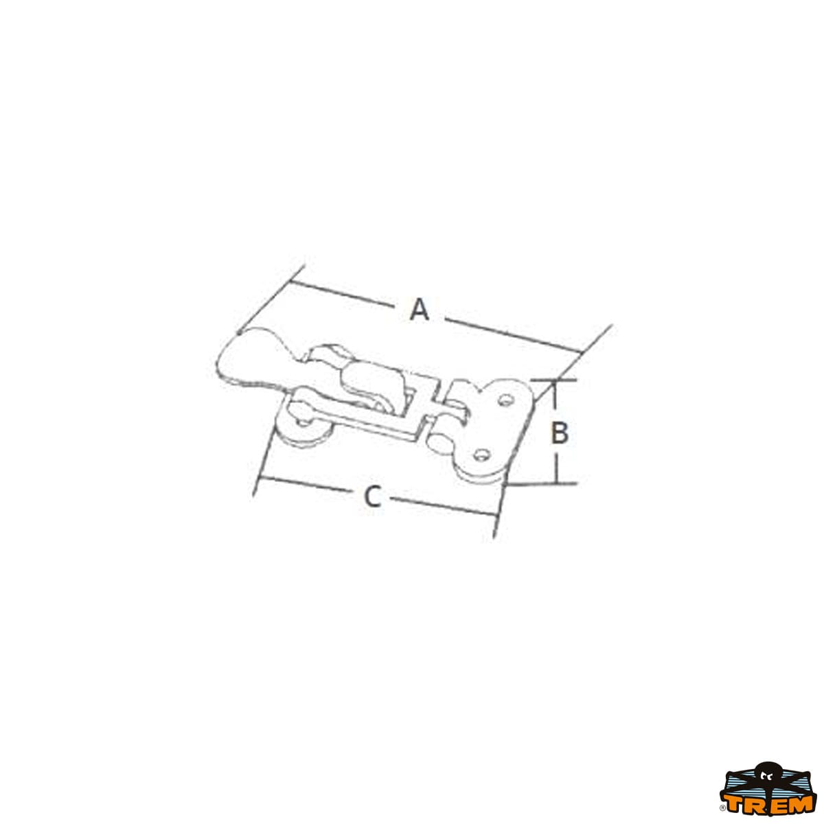 Chiusura per portelli e gavoni in acciaio inox AISI 316 - immagine 4