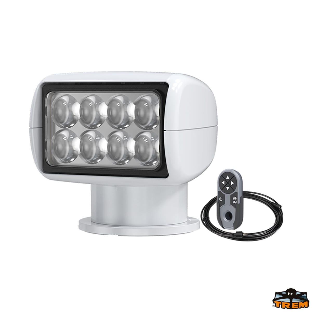 Faro elettrocomandato a led 25W / 400 m luce fredda