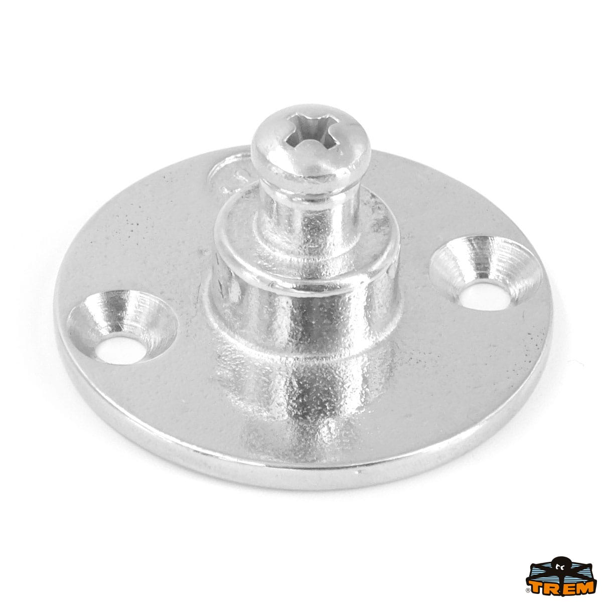 Basetta con perno per testine 8 mm