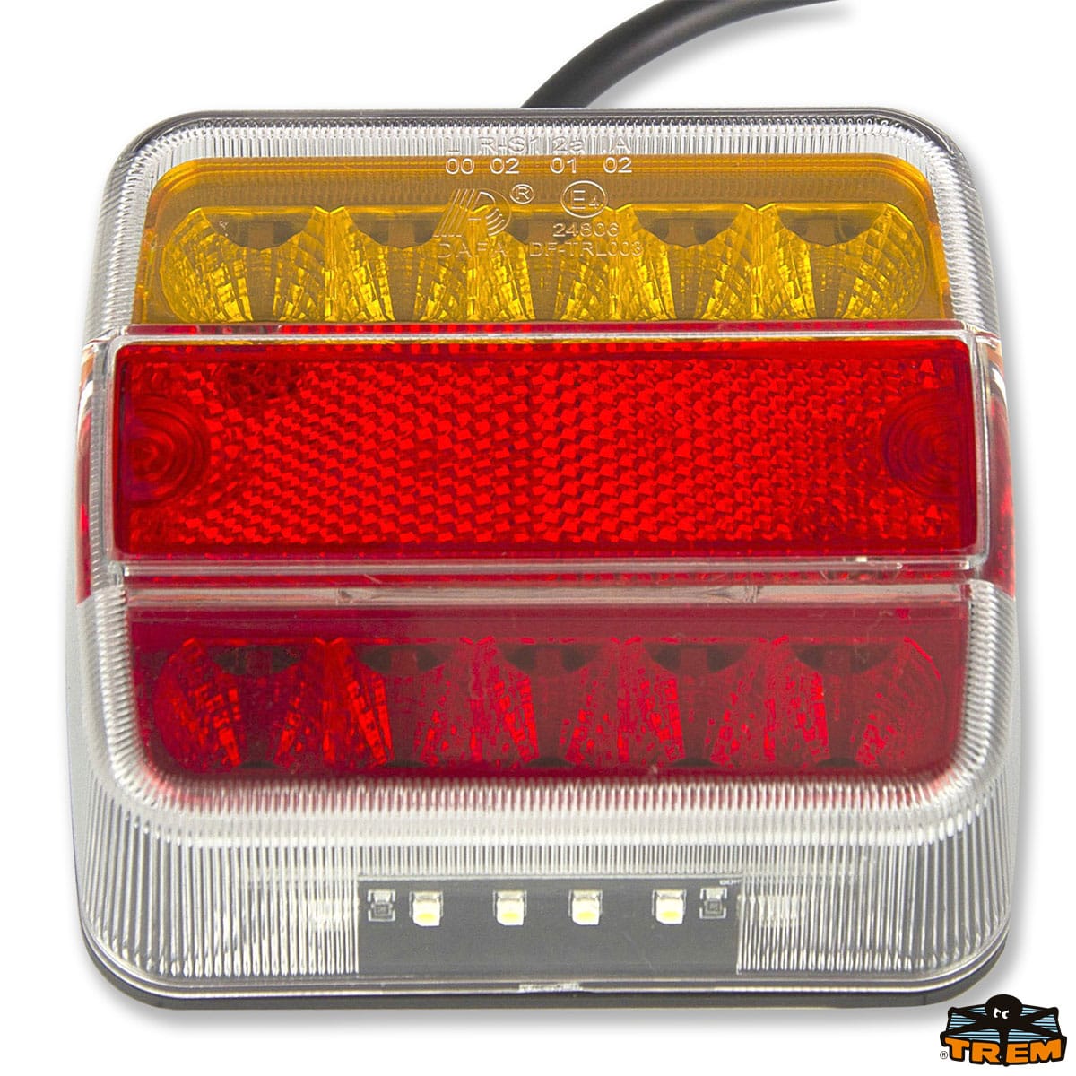 Fanale a led funzione posizione - stop - direzione - luce targa