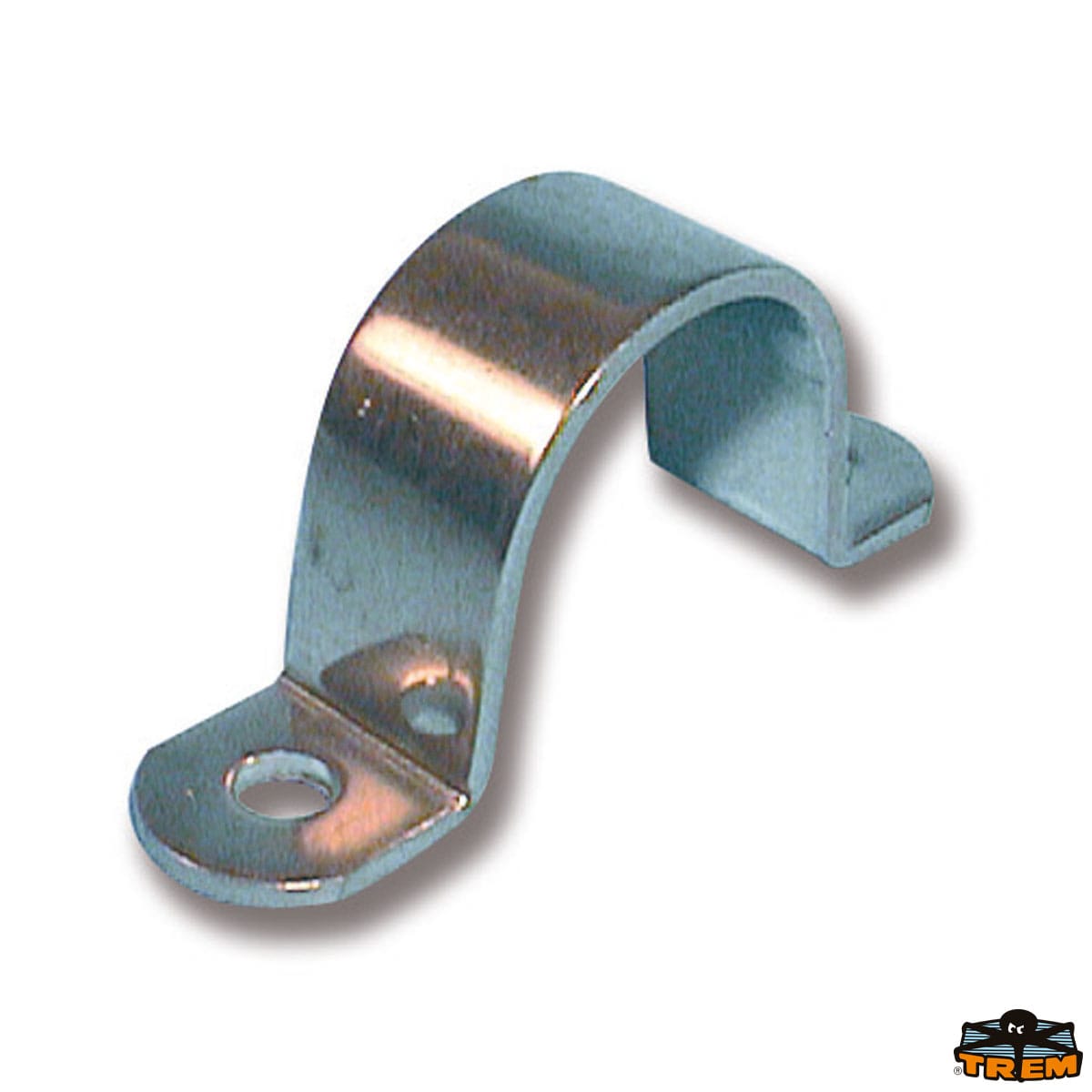 Fascetta in acciaio inox per plancette per tubo diametro 25 mm